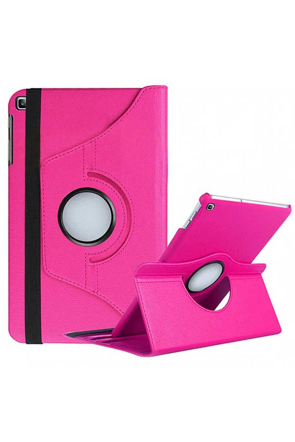 AİNİ-Galaxy Tab A 8.0 (2019) T290 AINY Rotatable Stand Case-Pink 1