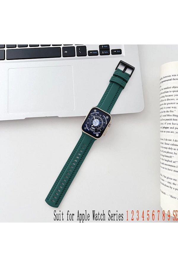 Choice Silicone Correa For Apple Watch 49mm 45mm 44mm 41mm 42mm 40 38mm Band For Iwatch Series 9 8 7 Se Trendyol