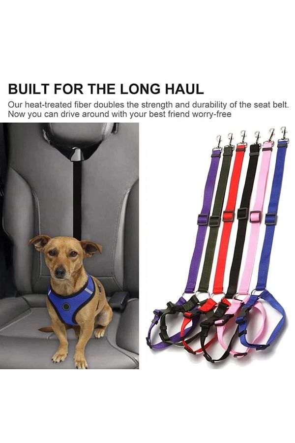 Choice Adjustable Pet Cat Dog Car Seat Belt Pet Seat Vehicle Dog Harness Lead Clip Safety Lever Traction. Trendyol