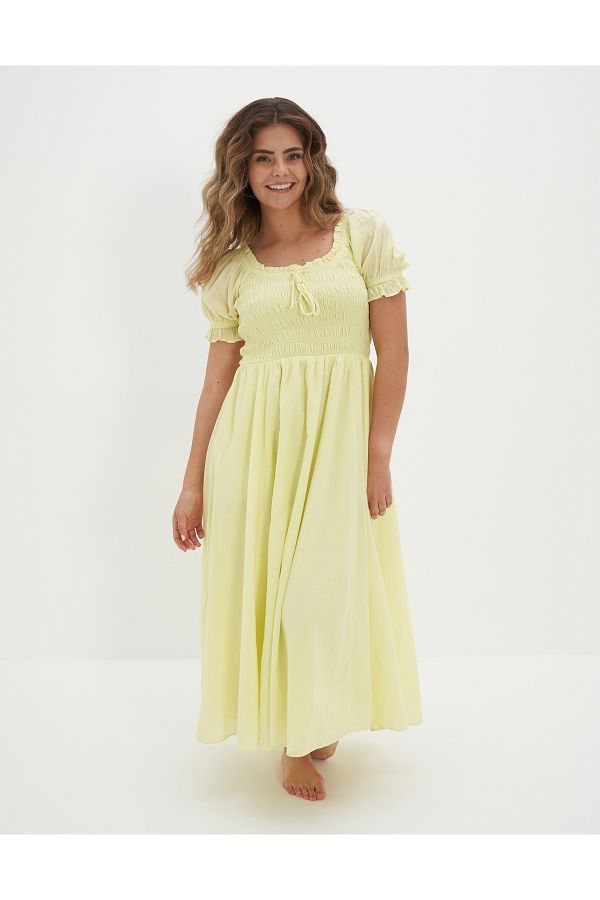Yellow dress american eagle new arrivals