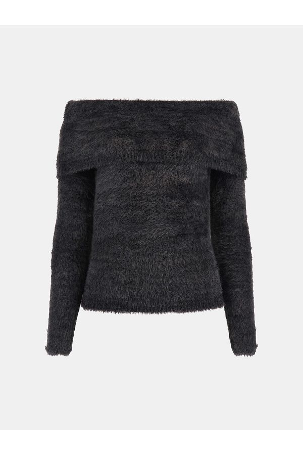 Guess off shoulder sweater clearance
