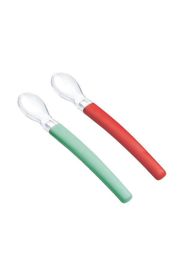 Pine Natura Silikon Başlıklı Mama Kaşık Seti Iki Adet
