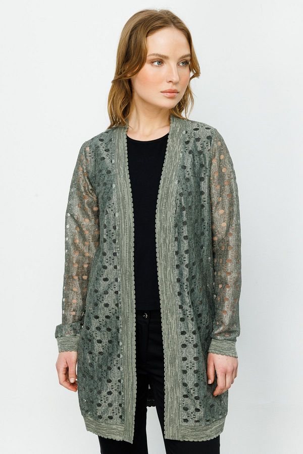 Cardigan with holes hot sale