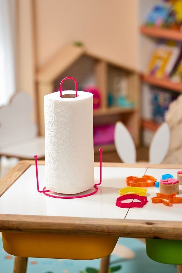 Edora Home Pink Lump Paper Roll Towel Holder Napkin Holder Kitchen Bathroom Children s Room Accessory Metal Stainless Trendyol