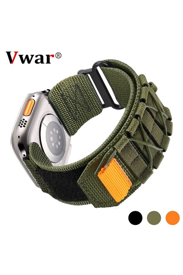 Choice Tactical Alpine Sports Strap For Apple Watch Band Series 9 8 7 6 5 Ultra 2 49mm Nylon Strap 45mm Trendyol