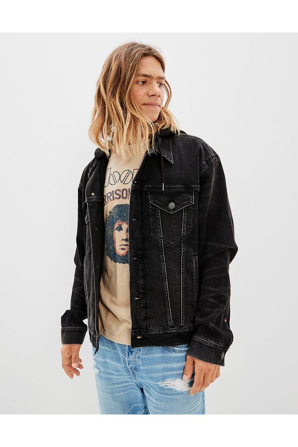American eagle black jacket new arrivals