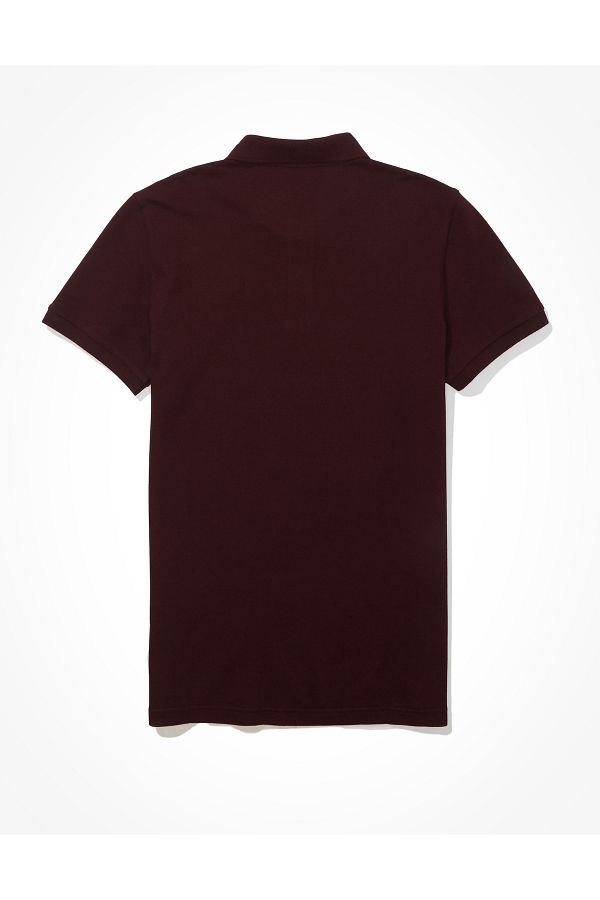 American Eagle Polo T shirt Burgundy Regular fit Trendyol