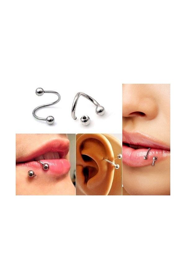 Lip piercing spiral hotsell