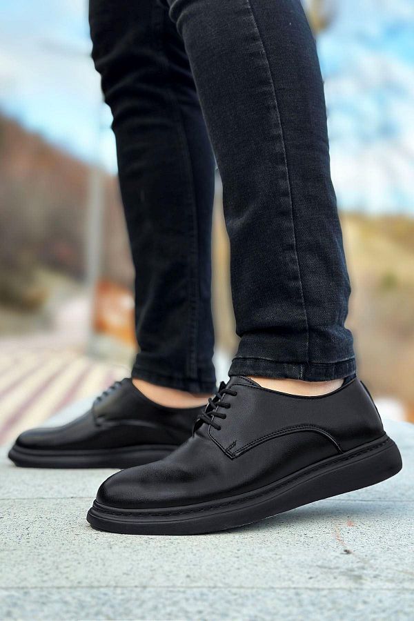BIG KING Black Lace Up Men s Classic Shoes Trendyol