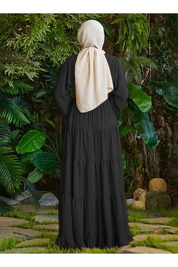 Black skirt hijab outfit outlet