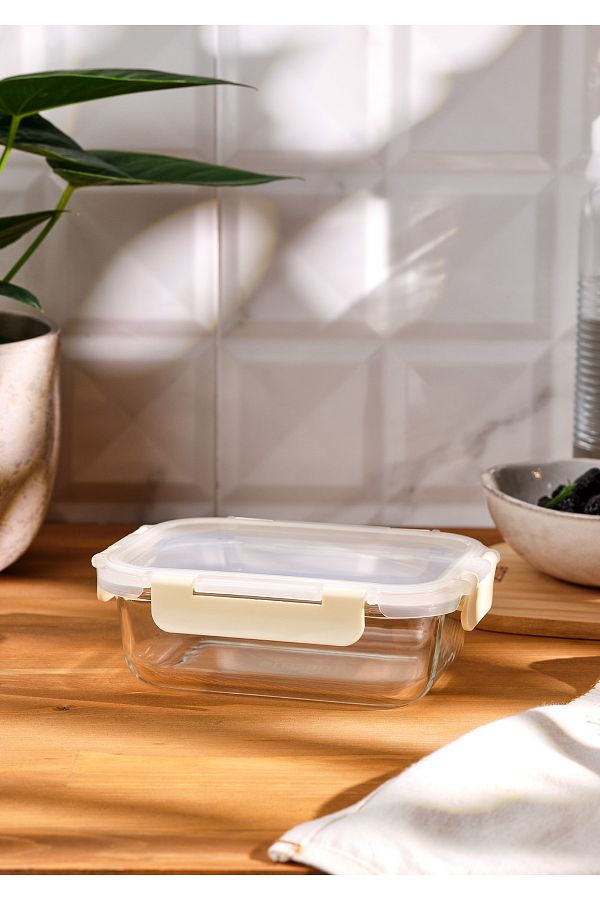 Emsan-640 ml Borosilicate Soft Storage Container 1