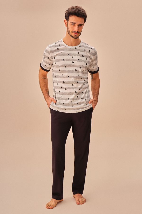 SUWEN-Willy Men's Pajama Set 1