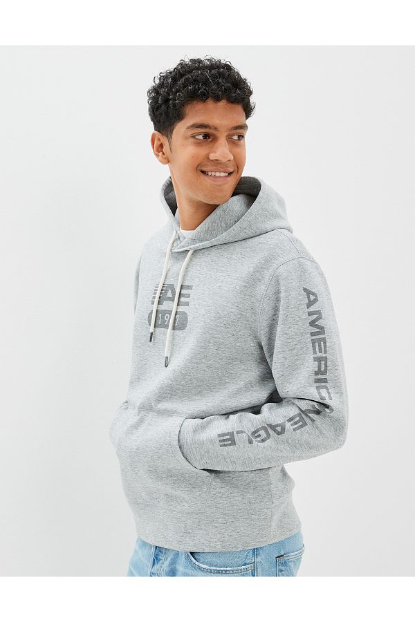 American eagle grey sweatshirt outlet
