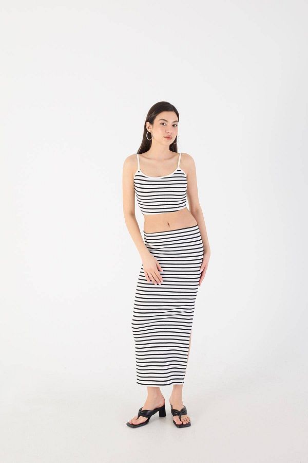Addax-Striped Top and Bottom Set Tkm100-i10 1