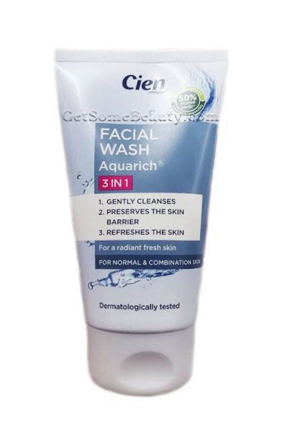 Cien-Aquarich 3 in 1 Facial Cleanser - Protective and Renewing 150 Ml 1