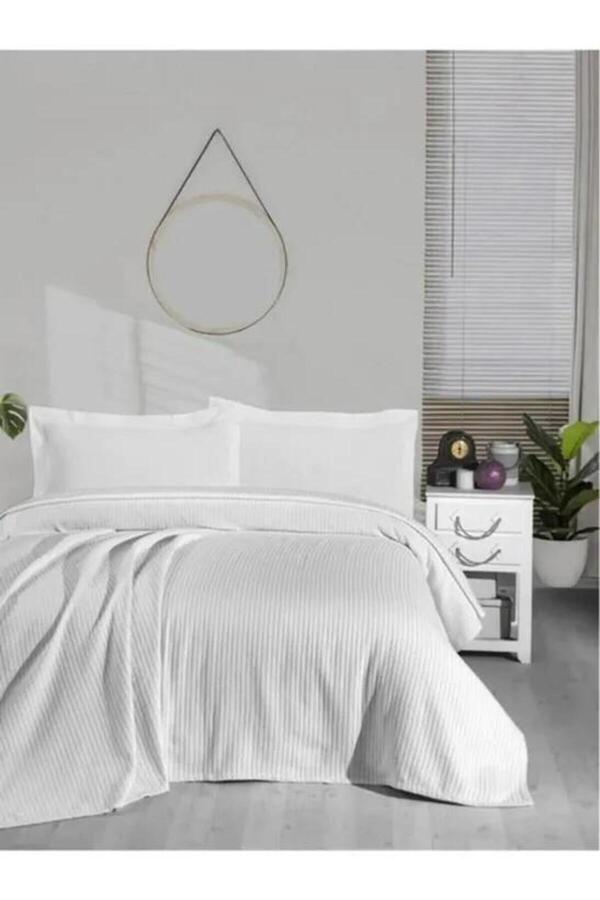 Mulberry-Knitted Pique 100% Cotton Thick Thread Soft King Size 240*260 1