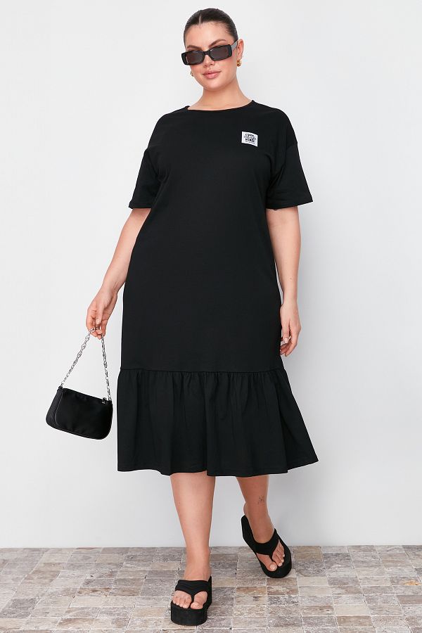 T shirt dress curve clearance