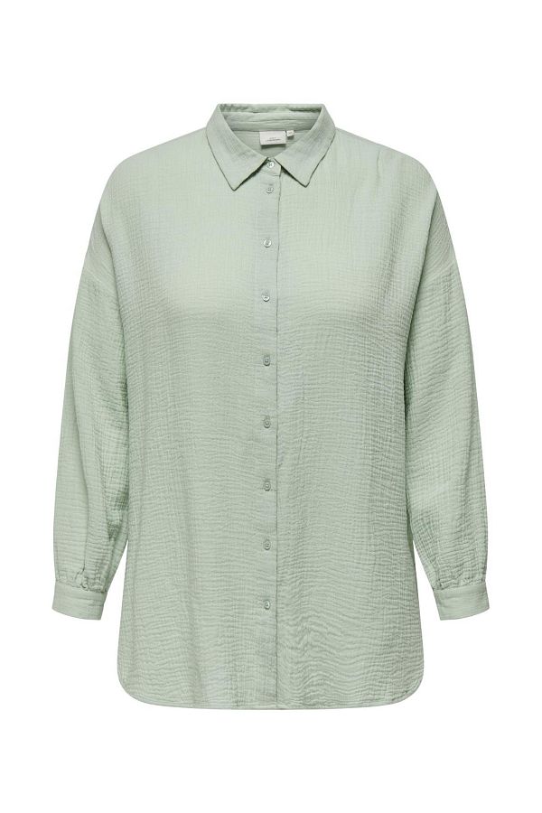 Only Carmakoma Shirt Green Regular fit Trendyol