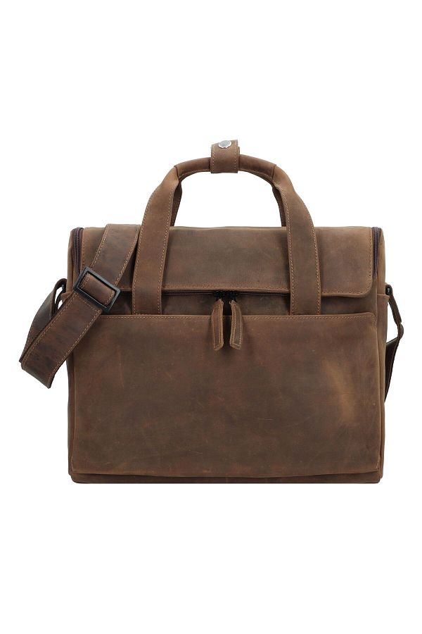 Harold's-2 in 1 Aktentasche Leder 36 cm Gesicht Computer Fach 1