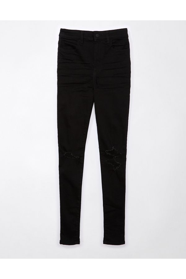AMERICAN EAGLE-Black Women's / Girls' Pants U-3435-4660 1