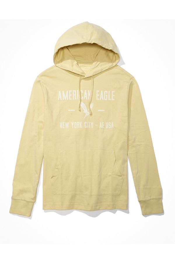 American eagle yellow sweatshirt 2025