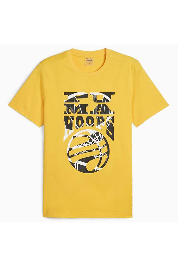 Puma The Hooper Men s Yellow T shirt 624827 04 Trendyol