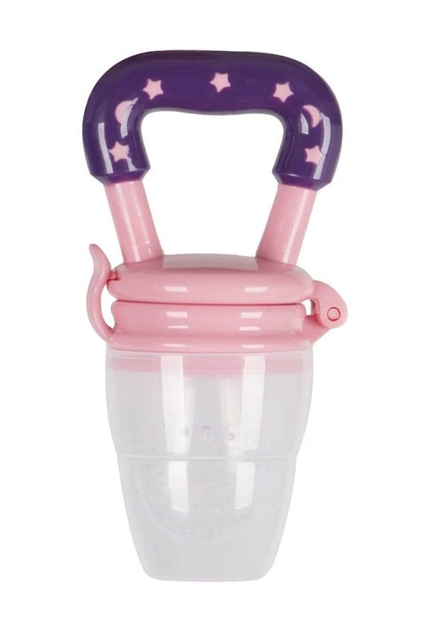 Sevi Bebe-Pink Silicone Fruit Pacifier and Teether 1