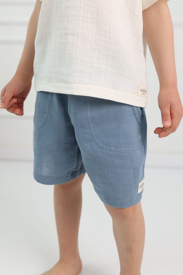 Cuckoo Cotton-Children's Shorts Muslin Fabric 1