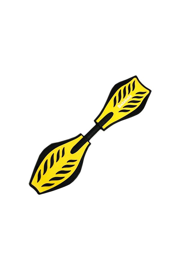 Balabala-Waveboard2021831007 - New Generation 2 Wheel Skateboard Waveboard Single Size Yellow with Carrying Bag 1