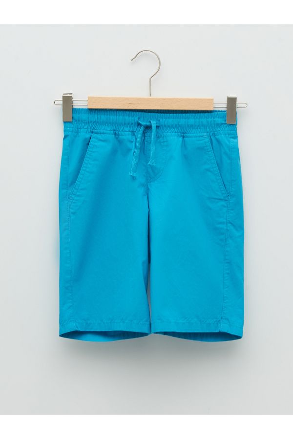 LC Waikiki-Elastic Waist Basic Poplin Boys' Shorts 1