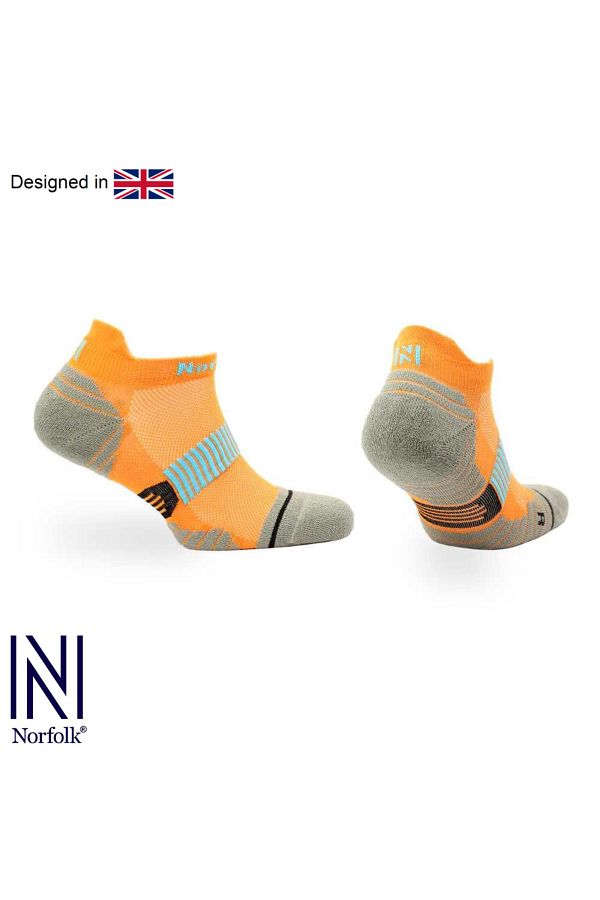 Norfolk Bolt Coolmax Impact Absorption Running Socks Orange Trendyol