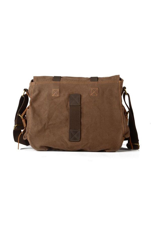 Muchuan Brown Retro Canvas Bag Trendyol
