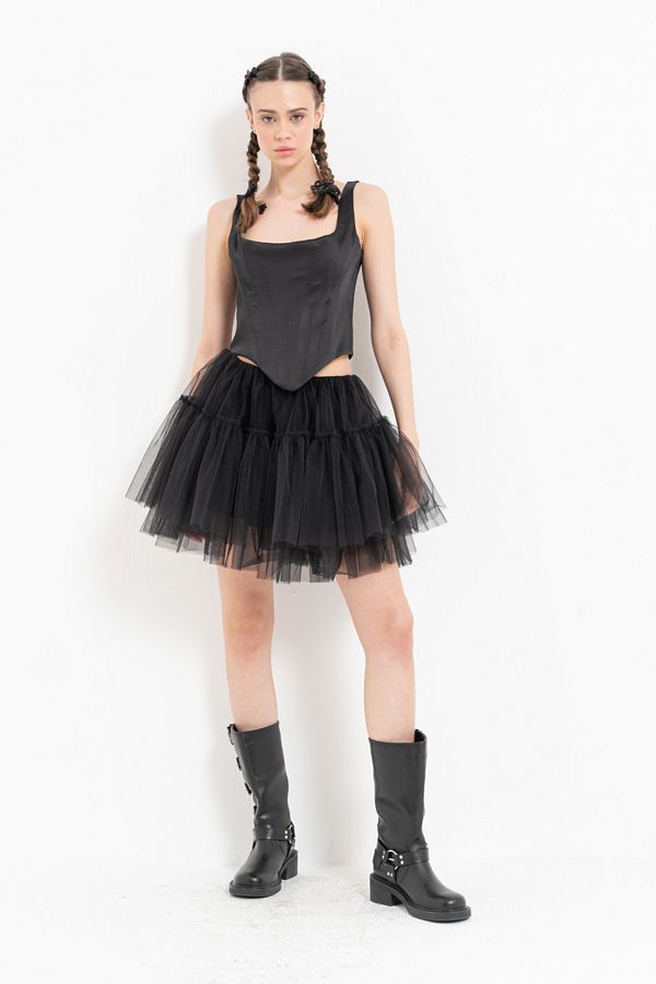 Kikiriki Black Mini Tutu Skirt Trendyol