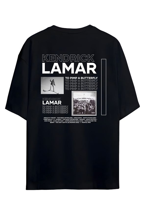 Adrift Kendrick Lamar To Pimp a Butterfly Designed Unisex Oversize T shirt Trendyol