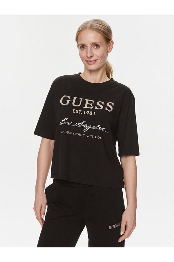 Guess Women s Black T Shirt V4RI01I3Z14 Trendyol