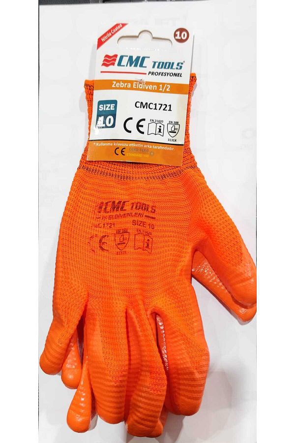 FDN-cmc tools cmc1721 zebra gloves 1/2 1