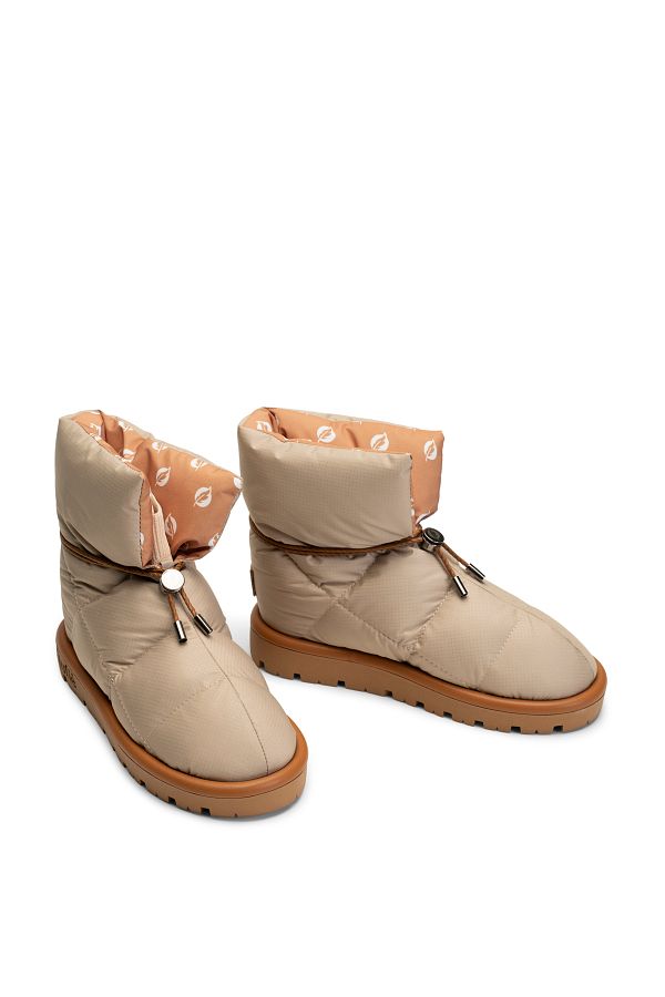 Flufie Unisex Classic Series Beige Goose Feather Boots Trendyol