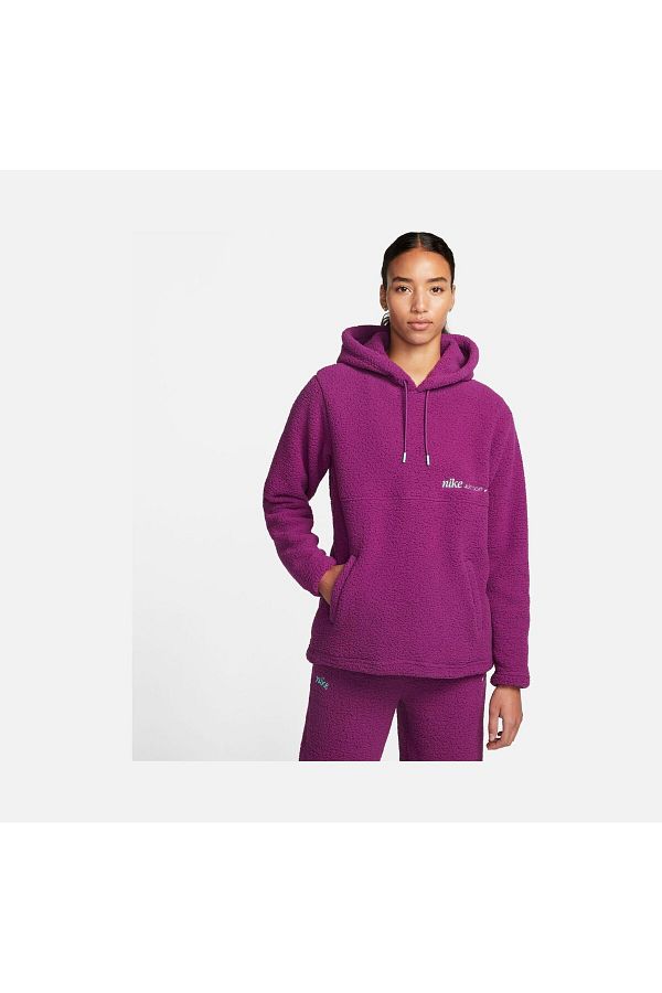 Nike Therma Fit Cozy Fleece Just Do It Training Hoodie Purple Women s Sweatshirt Trendyol