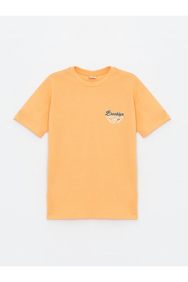LC Waikiki-Boy - Crew Neck and Printed Short Sleeve T-Shirt 1