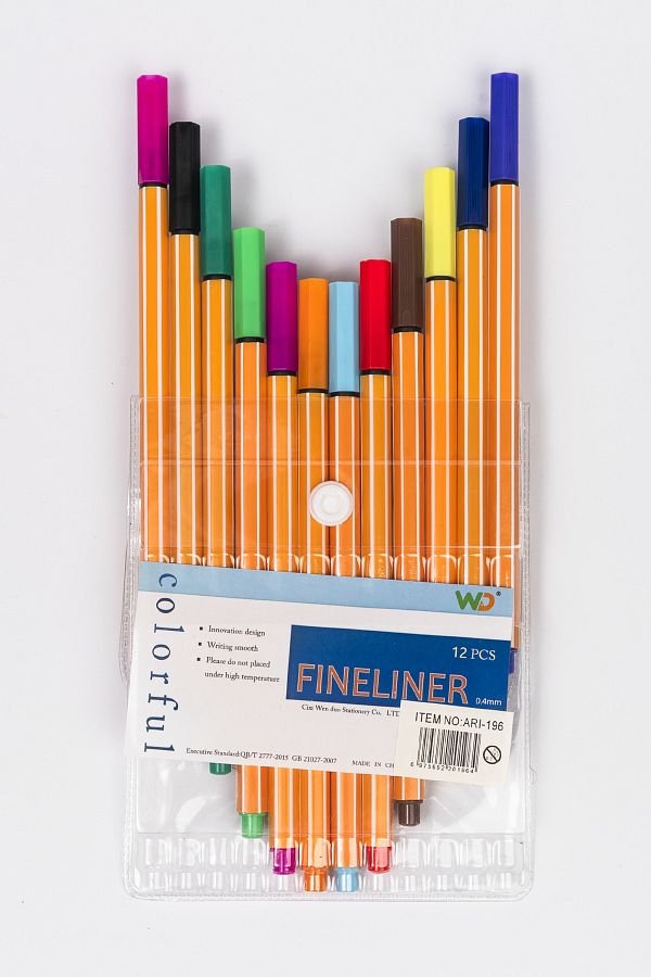 Sweet Notes-Set of 12 Color Fineliner Pens 1