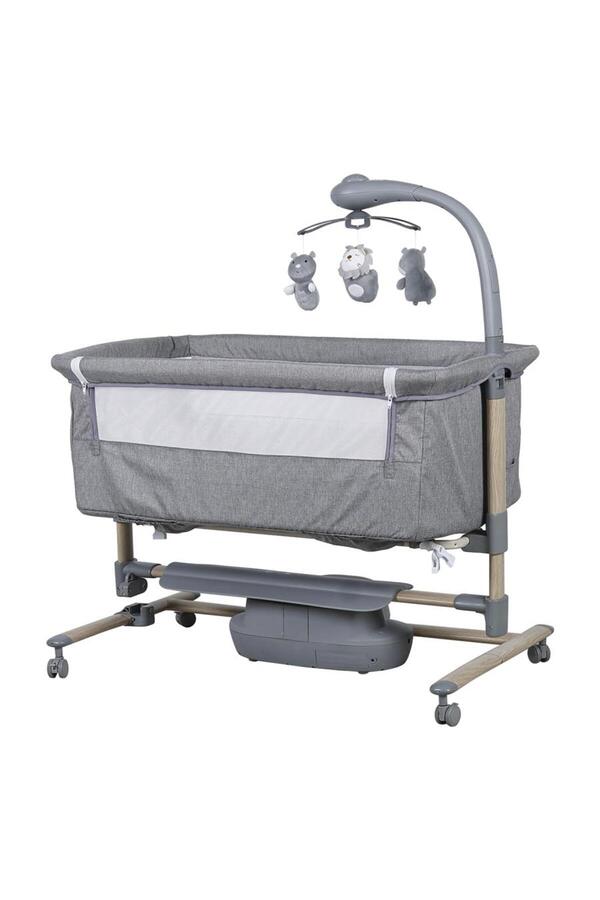 Prego Carmela Anne Yanı Elektrikli Uzaktan Kumandalı Dönenceli Beşik