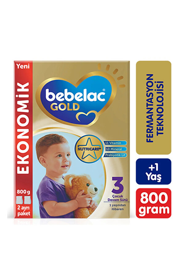 Bebelac Gold 3 800 GR +1 Yaş
