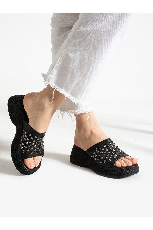 Alemdar Shoes-ESTER Black Women's Slippers 1