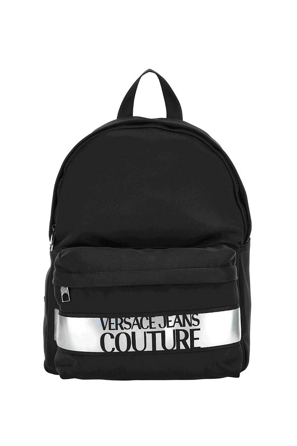 VERSACE JEANS COUTURE Black Silver Men s 32X42x16 Cm Backpack 75YA4B90 Trendyol
