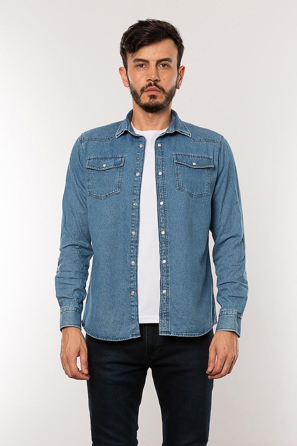 Cazador-JAZZ 2701 DENIM SHIRT 1