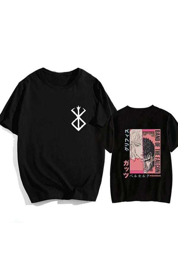 GALASHOP-japanese anime Berserk Guts eyes printed T Shirt mod32 1