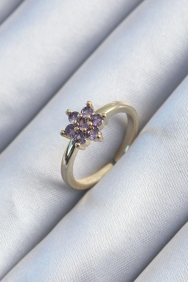 Purple zircon stone online