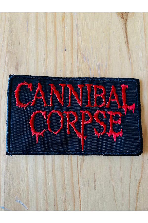 icase-Cannibal Corpse Logo Patch Patch Arma (4X8 CM) Sewable 1