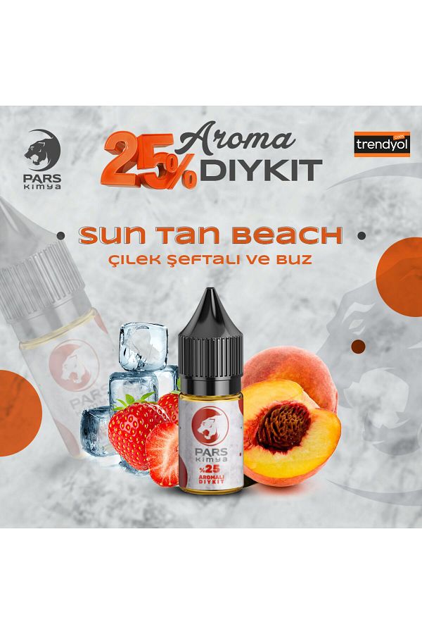 Pars Kimya-Sun Tan Peach High Aroma - 60 ml DIY Kit, 15 ml Aroma Content 1