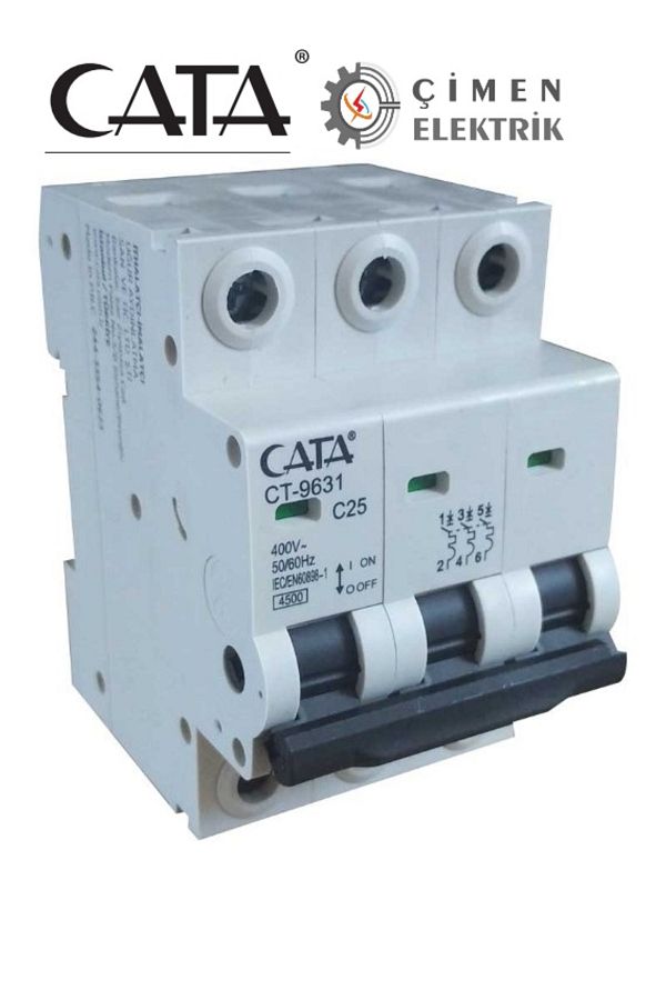 Cata-Ct 9631 3x25a 4.5ka C Type Automatic Fuse 1
